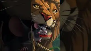 The Lion and the Mouse A Tale of Unexpected Friendship #magic #anime #kidsfantasyadventure #dream
