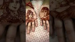 I Love Using Keshav&rsquo;s Little Hands as Canvas for Radhe Shyam❤️ #henna #art