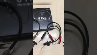 Samsung U- flex bluetooth headphones #bluetooth