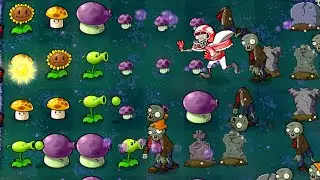 PLANTS VS ZOMBIES NIGHT LEVEL 5 AND LEVEL 6 GAMEPLAY WALKTHROUGH PART 10