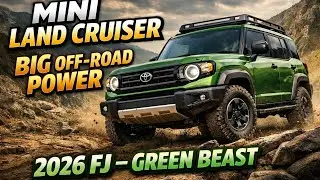 2026 Toyota MINI Land Cruiser FJ Green | Small Land Cruiser with Big Off-Road Power