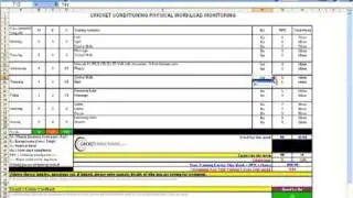 Cricket Conditioning Physical Workload Monitoring Tutorial