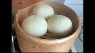 Homemade Red Bean Steamed Buns #tausarpau