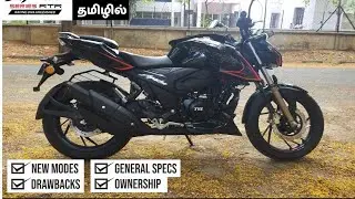 APACHE RTR 200 4V BS6 | AFTER 1ST SERVICE | TAMIL | NEW MODES EXPLAINED