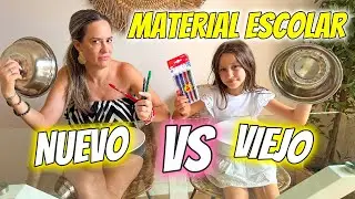 MATERIAL ESCOLAR NUEVO VS MATERIAL ESCOLAR RECICLADO MARTINA DIVERTIGUAY