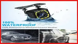 Car Backup Camera, Rear View Camera Ultra HD 12 LED Night Vision, Waterproof Reverse Camera 140&deg;