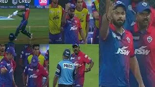 Rishabh Pant Angry on Umpire in DC vs RR Match Controversy Tata IPL 2022 - DC No Ball Controversy