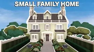 I BUILT A SMALL FAMILY HOME In BLOXBURG