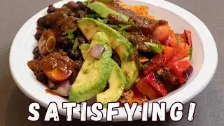 Mexican Black Bean Burrito Bowl - Hearty and easy clean up!
