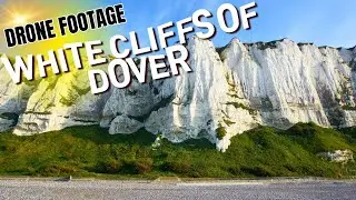 White Cliffs of ,Dover,4K  ,Drone Flight shot using ,DJI Mini 2, Drone