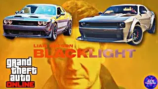GTA 5 -  Blacklight Dodge Challenger Build 