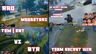 RRQ vs MegaStars | BTR vs TSM | OR DOMINATION | BTR & TEAM SECRET WIN | PMWL