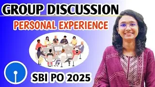 Group discussion and excercise for SBI PO exam 2025 || Personal experience || Tips and tricks