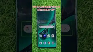 How To Off TalkBack From OnePlus Nord CE 3 5G ⚡ How To Remove TalkBack From Android 🔥🔥#shorts #viral
