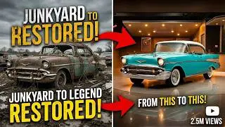 Bel Air 57 from JUNKYARD to SHOWROOM | FULL Restoration ASMR