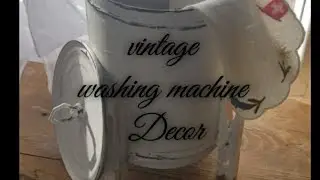 Vintage washing machine tin diy using recycled materials!
