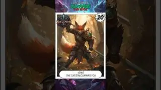 Ignis the Crystalcunning Fox 🦊💎 | Power 20 Card Reveal | The Realm of Silvanus #silvanus