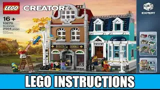 LEGO BOOKSHOP INSTRUCTIONS - CREATOR 2020 - LEGO SET 10270