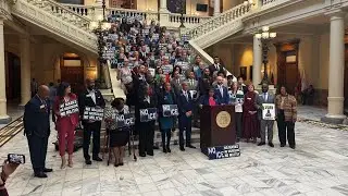 Families, lawmakers press for limits on ICE operations at Georgia Capitol