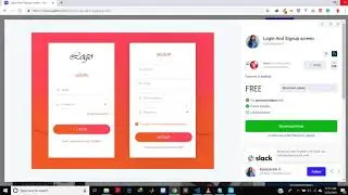 Login page in Flutter
