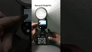 📸⚡Use TTL/E-TTL On-Camera Flash, No Center Pin #shorts #shortsfeed #youtubeshorts #photography #v1
