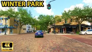 Winter Park Florida - Driving Through