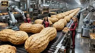 Inside the Peanut Factory &ndash; (Full Process) How Roasted Salted Peanuts Are Made