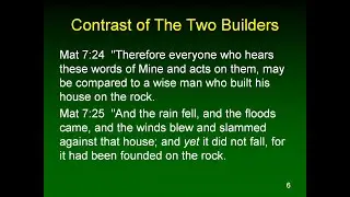 The Sermon On The Mount v2 17 Building A Life That Will Last