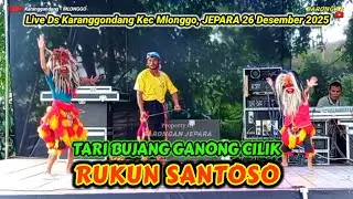 4 Tari Bujang Ganong Cilik | RUKUN SANTOSO Barongan Jepara | Khitanan Ariya - Karanggondang