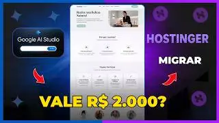Fiz uma Landing Page de R$ 2.000 em Minutos: Google AI Studio + Hostinger