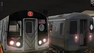 R160 Franklin Av Shuttle to Beford Nostrand Avs (OpenBve)