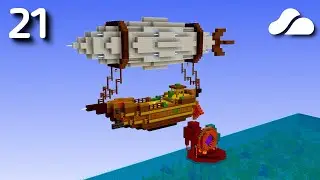 Steampunk Airship & Nether Portal!  Rainyday.gg Season 5 Let's Play Ep: 21
