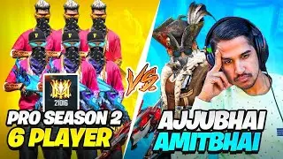 Youtubers Vs 6 Pro Season2 Hip Hop Elite Players Ft. Ajjubhai & Desi Gamers -