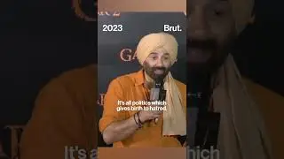 What did Sunny Deol say about India and Pakistan at the Gadar 2 presser that caused controversy?