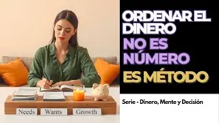 C&Oacute;MO ORGANIZAR TU DINERO CON CLARIDAD&mdash;POR QU&Eacute; NO SON LOS N&Uacute;MEROS LOS QUE BLOQUEAN | M&Eacute;TODO 50-30-20