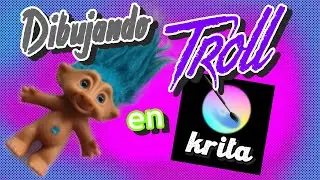 Dibujando Treasure Troll  (Ace Novelty) Con Krita