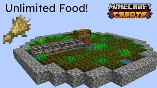How to build a FOOD FARM with the create mod