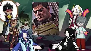 Fandoms react to Doom slayer | Gacha Life 2