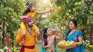 शरारती बाल कान्हा और आम चुराने की लीला || यशोमती मईया के नंदलाला || Shree Krishan leela ||