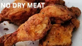 Crispy Fried Chicken (No Dry Meat) | Easy One-Coating Method