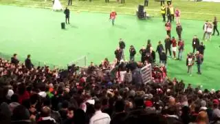 Roma contestata dalla Curva Sud