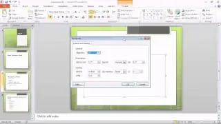 PowerPoint 2010 - Work with Indents and Line Spacing