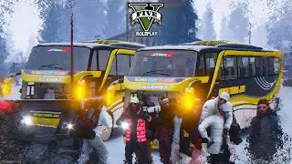 BIS OLENG, MENDAKI GUNUNG ES PENUH PERJUANGAN DIMUSIM SALJU ! GTA V ROLEPLAY