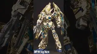 NEW, GUNDAM BASE LIMITED HG 1/144 Unicorn Gundam 03 Phenex (Destroy Mode) Gold & Silver Coating Set