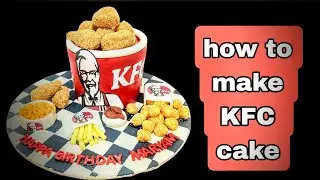 amazing how to make KFC decorate cake chef Usman Haider