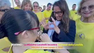 SIDERNO - La Ministra LOCATELLI incontra i Girasoli della Locride (by EL)