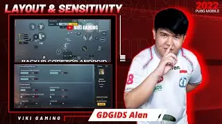 NEW GDGIDS ALAN SENSITIVITY 2022 PMPL ID CHAMPIONS AND BEST 4 FINGER CLAW CONTROL PUBG MOBILE