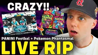 LIVE RIP: POKEMON PHANTASMAL FLAMES! & 2025 CERTIFIED FOOTBALL