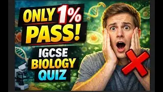 Will You PASS the IGCSE Biology Quiz? | Hard MCQs for Cambridge, Edexcel & AQA