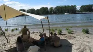 1. Mai Party am Rheinstrand